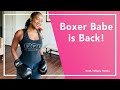 Boxer Babe is Back! 10 min cardio boxing 🥊 with Tiffany Rothe