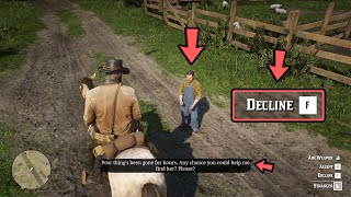 What happens if you refuse to help the Emerald Ranch boy find his lost dog? - RDR2