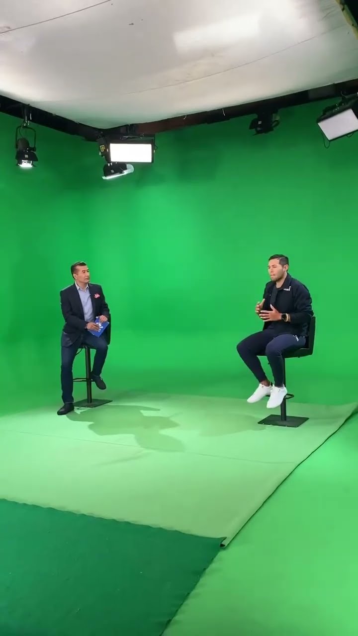 Así fue la visita del triatleta Alejandro Rivas