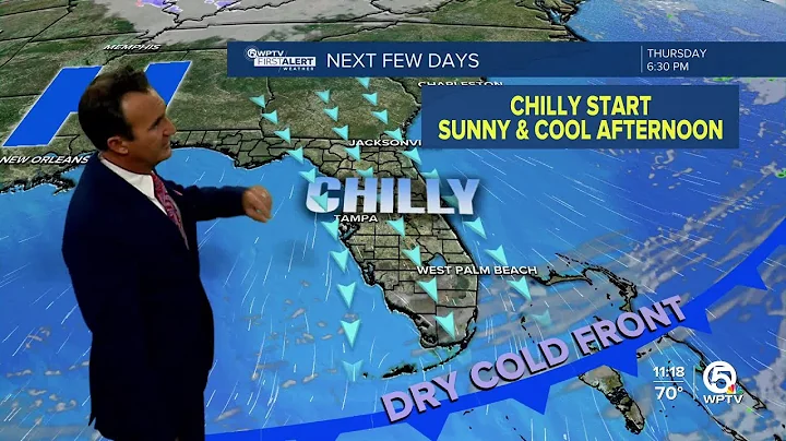 WPTV First Alert Weather Forecast for Afternoon of Thursday, Dec. 11, 2025