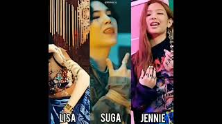 Lisa ,suga,Jennie rap song mashup 🔥😎🔥#lisa#suga#aim50ksubs#jennie Resimi
