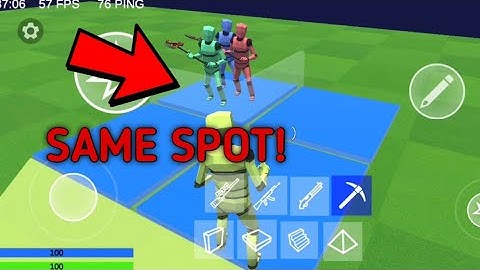 FLOATING my friends on the same SPOT! | 1v1.lol