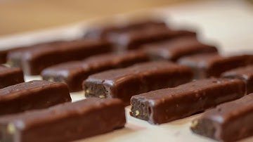 Paul A Young making a new California Prune and Chocolate Bar