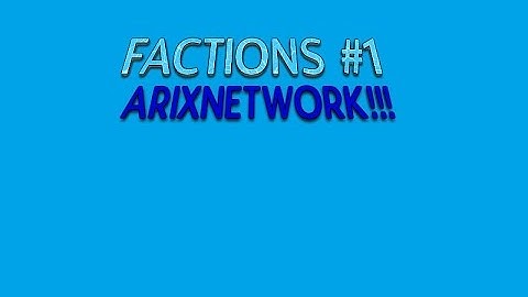 Factions #1 Season 1 on ArixNetwork! | Crate Key Opening
