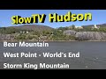SlowTV Hudson River, Bear Mountain, West Point & Storm King