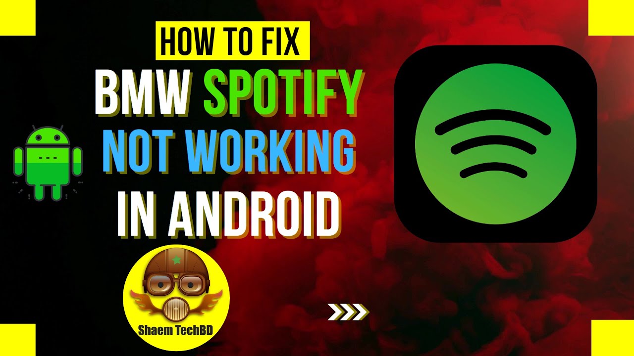 Bmw Spotify App Wird Nicht Angezeigt How to Fix BMW Spotify Not Working in Android - YouTube