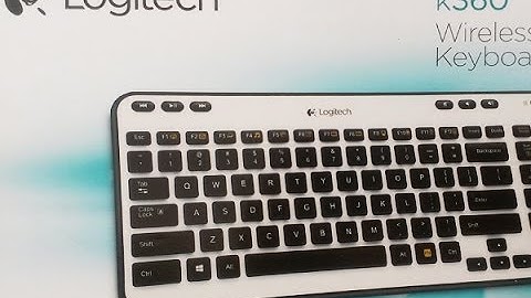 Unboxing: Logitech k360 Wireless Keyboard