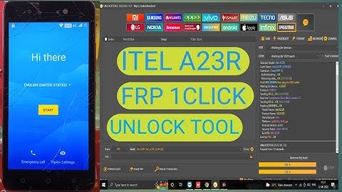 itel a23r frp remove unlock tool