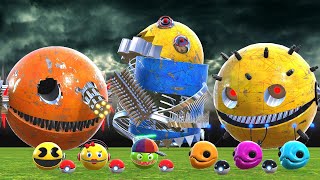 ROBOT PACMAN VS MONSTER PACMAN USE POKEMON NEW fun ADVENTURE PACMAN POKEMON