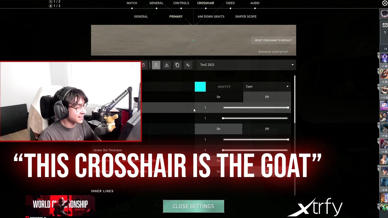 The best moving crosshair codes in VALORANT