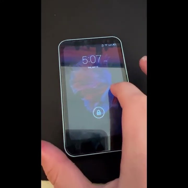 Camera App On An MP3 Player.