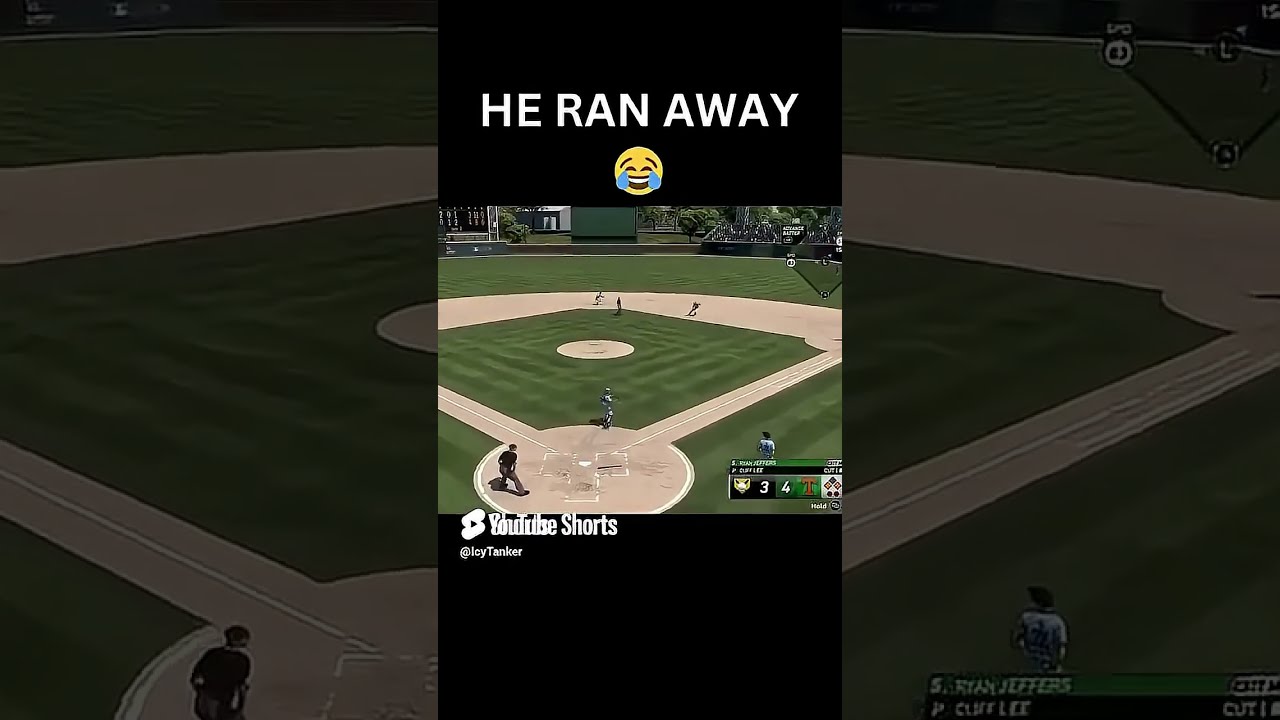 HE RAN AWAY