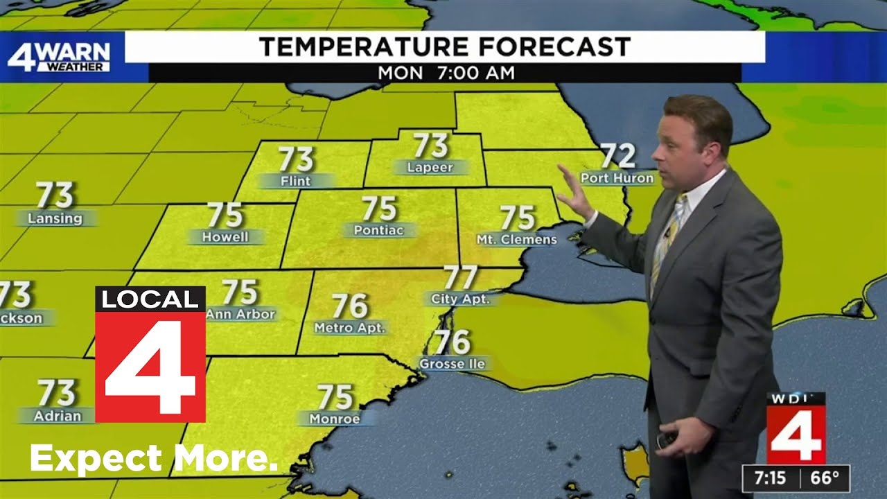 Metro Detroit weather forecast Sept. 3, 2023 -- 7 a.m. Update