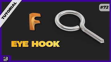 Design a Eye Hook in Fusion 360 | Fusion 360 Tutorial 2021 | It’s made EZy