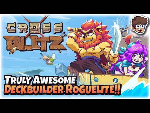 Truly AWESOME Deckbuilder Roguelite!! | Let's Try Cross Blitz