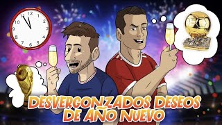 ¡Los DESVERGONZADOS PROPÓSITOS de AÑO NUEVO de los mejores futbolistas!1