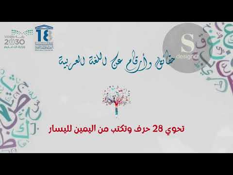 تصميم اليوم العالمي للغة العربية