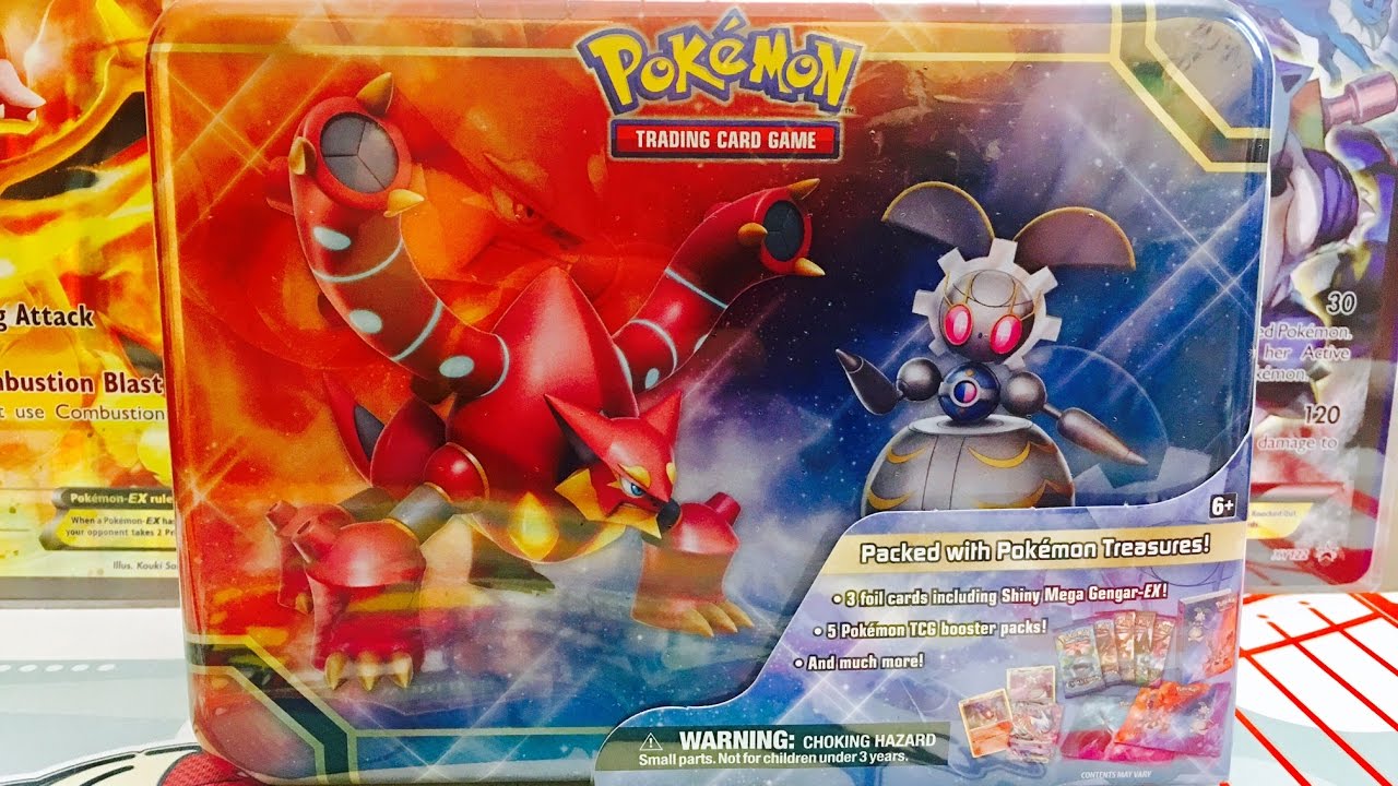 Pokemon Volcanion and Magearna Collector's Chest Opening (Lunch Box!)