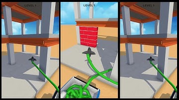 Best Casual Game Mobile Rope and Demolish Android Gameplay