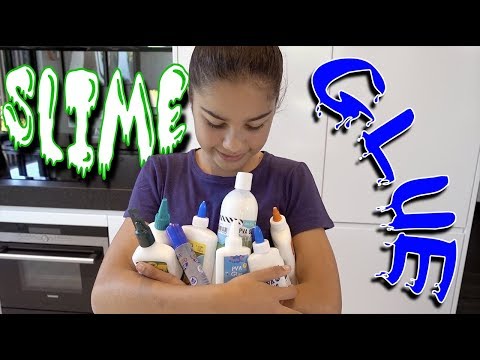 Testing Different Glues for Slime and Slime Smoothie! | Grace's Room