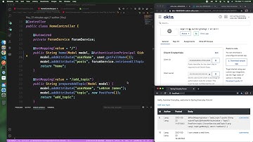 Spring Boot complete project | step 7, Authentication with Okta