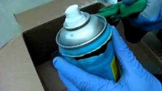 How to decant aerosol paint for Airbrush spraying safely