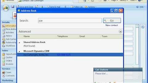 Microsoft Dynamics CRM integration with Go Connect CRM