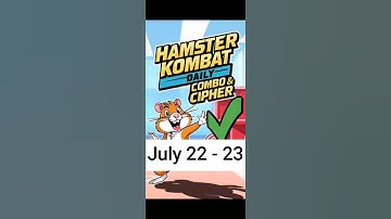 Hamster Kombat GameDev Daily Combo & Daily Cipher July 22 - 23 Claim Your Rewards!