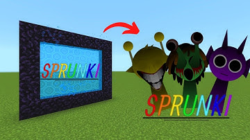 How To Make A Portal To Horror IncrediBox Sprunki Dimension in MINECRAFT