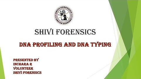 DNA PROFILING & DNA TYPING | DNA FORENSICS #dna