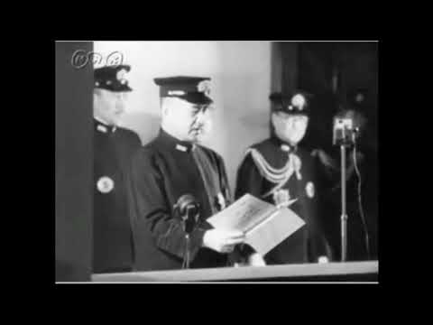 嶋田繁太郎海軍大臣(昭和19年4月1日) YouTube