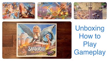 Santorini Riddle of the Sphinx (2024) Unboxing + How to Play + Gameplay