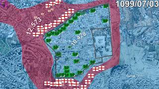 Siege Of Jerusalem 1099 In 1 Minute Using Google Earth