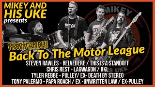 PROPAGANDHI 'BACK TO THE MOTOR LEAGUE' COVER - FEAT: LAGWAGON, BELVEDERE, PULLEY, PAPA ROACH