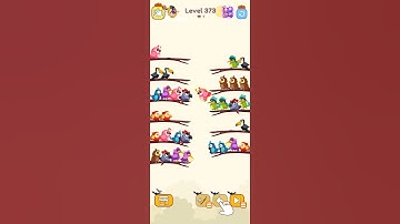 bird sort color game level 373 #birdsortcolor #gamedesign #gameplay #gameartdesign #gamedevelopment