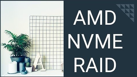 How to setup AMD nvme raid and install Windows on raid