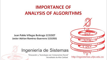 Importance of Analysis Algorithms