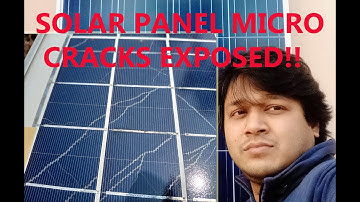 Micro Cracks in Solar Panel | सोलर पैनल में माइक्रो क्रैक