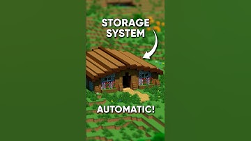 Minecraft Tutorial | Automatic Storage System 📦 #minecraft #shorts