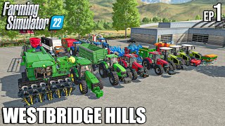 This is a NEW FARM | Westbridge HILLS | Farming Simulator 22 Timelapse 1