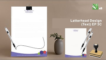 Corel Draw X8 Tutorial Text-Letterhead Templates Design EP 03C