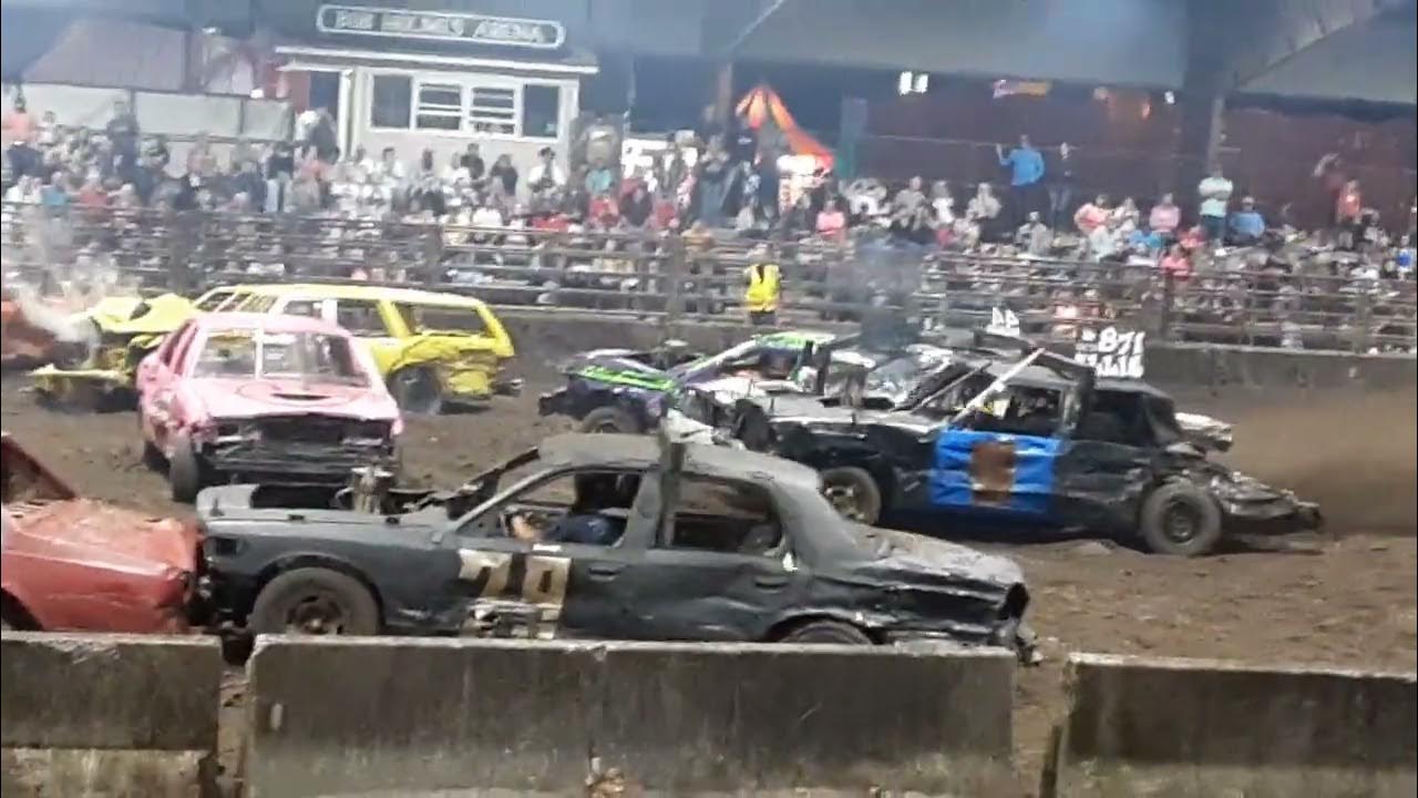 demo derby suwannee County fair 2024 big block bout 1 YouTube