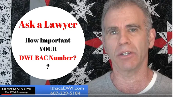 The Importance of DWI BAC Numbers