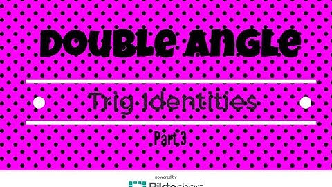 How to verify double angle identities with tangent. Part 3