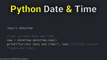 Working with Dates and Time in Python: Datetime module and formatting
