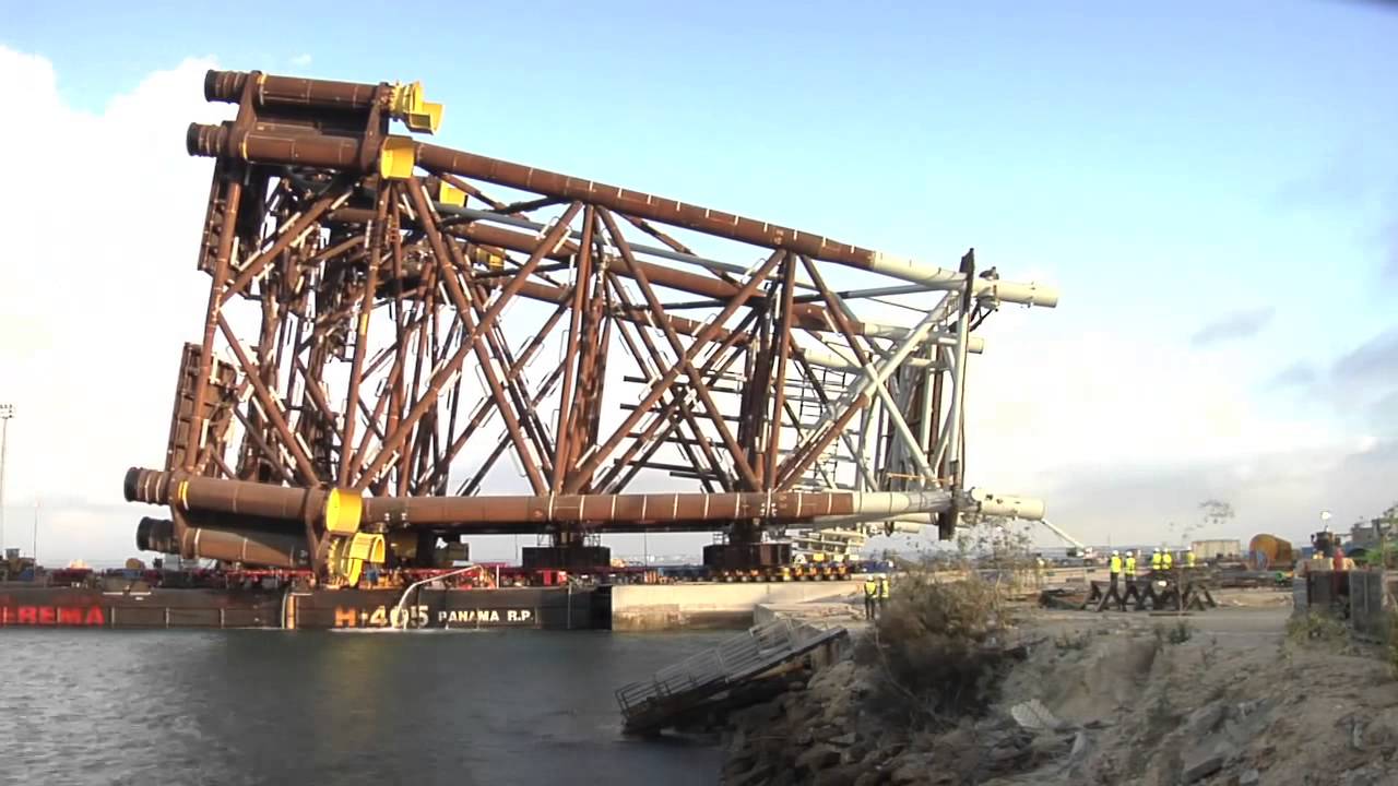 Traslado de Jacket Puq de 4.500 t. de peso para el ...