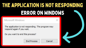 How to Fix The application is not responding Error on Windows 11