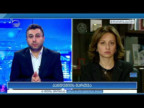 პანდემიის მართვა - ეკატერინე ტიკარაძე დღის ქრონიკაში