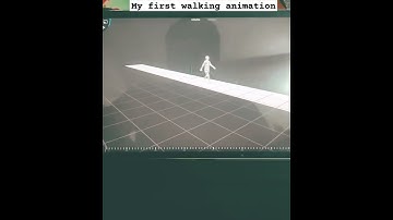 My first walking animation.#prisma 3d