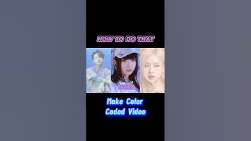 Make Color Coded lyrics Breakdown Video #capcut #hanni #rose #jungkook #aicover #ruch #colorcoded